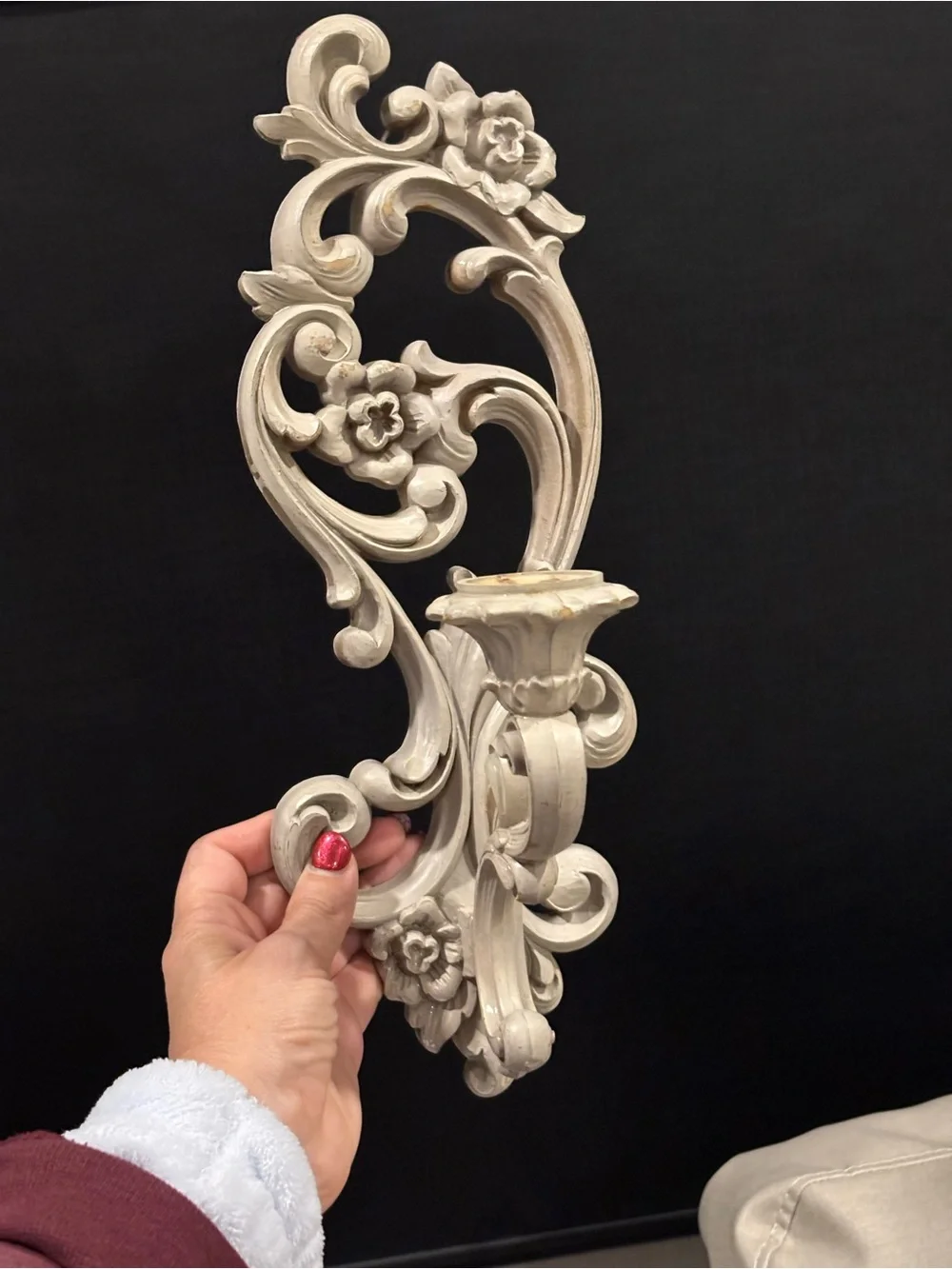 Vintage Homco Wall Sconce Hollywood Regency MCM set of 2